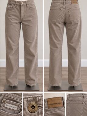 Calvin Klein Jeans Brown Corduroy Pants Size 40